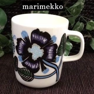 マリメッコ(marimekko)のぱるち様専用！　マリメッコ　ティアラ　ブルー＆グリーン　マグカップ　１個(グラス/カップ)