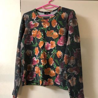 コムデギャルソン(COMME des GARCONS)の花柄 ロンT(Tシャツ(長袖/七分))