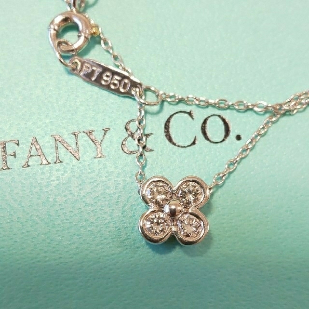 Tiffany & Co. - ティファニー ベゼル フラワー Pt950 Tiffany & Co. - ティファニー ベゼル フラワー Pt950
