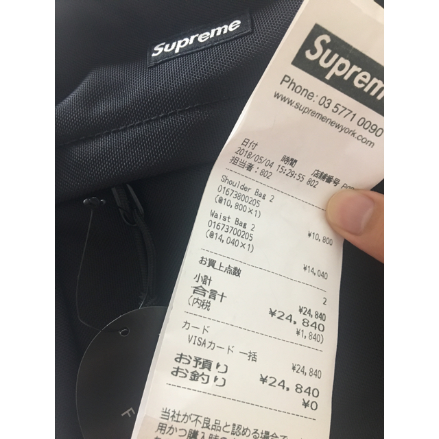 原宿購入 Supreme shoulder bag