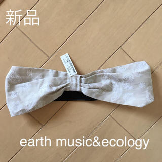 アースミュージックアンドエコロジー(earth music & ecology)の新品☆アースミュージック ペイズリー柄ヘアバンド(ヘアバンド)