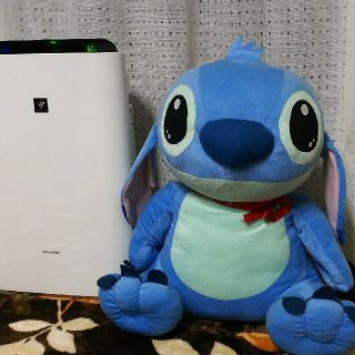 スティッチ(STITCH)のスティッチ 超BIGぬいぐるみ  美品(キャラクターグッズ)