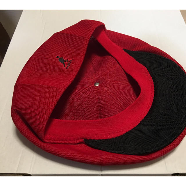 KANGOL(カンゴール)のあおすみさん専用 カンゴール KANGOL XL レッド ブラック メンズの帽子(ハンチング/ベレー帽)の商品写真