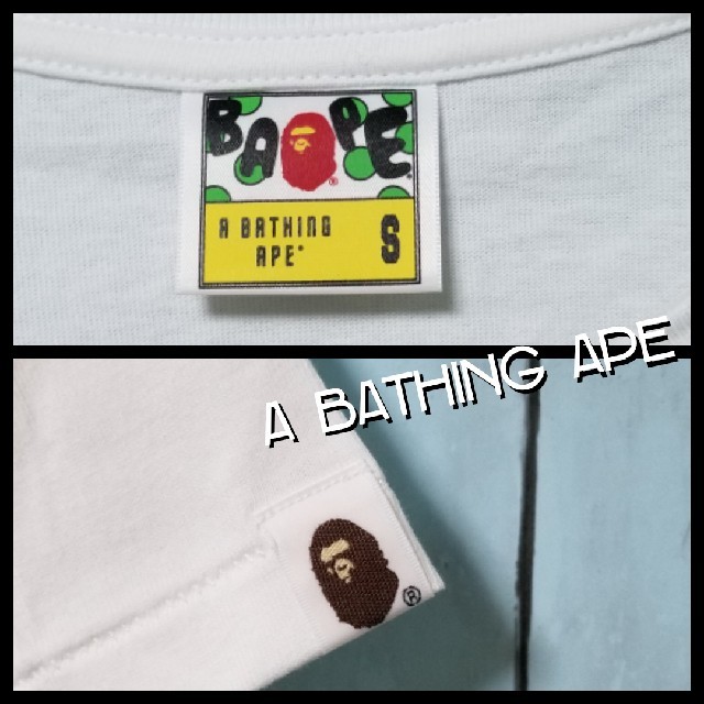 A BATHING APE(アベイシングエイプ)のア・ベイシング・エイプ Tシャツ Supreme や STUSSY 好きにも! メンズのトップス(Tシャツ/カットソー(半袖/袖なし))の商品写真