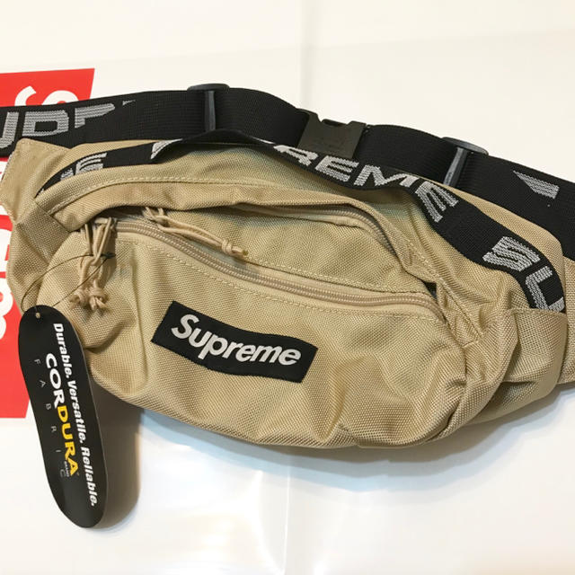 18ss  Supreme Waist Bag ベージュ