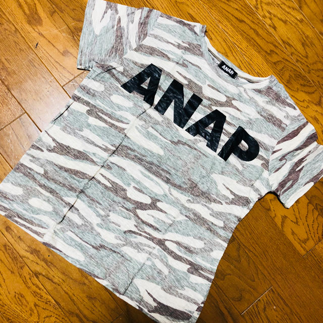 ANAP(アナップ)の明日10:00まで【未使用】ANAP 迷彩Tシャツ レディースのトップス(Tシャツ(半袖/袖なし))の商品写真