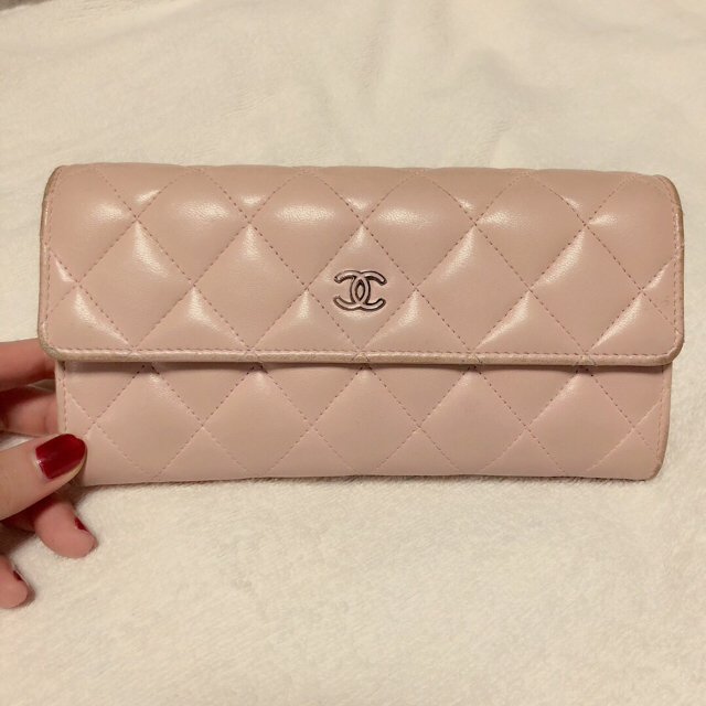 CHANEL(シャネル)の☆CHANEL シャネル  マトラッセ ココマーク 長財布 ピンク☆ 美品 レディースのファッション小物(財布)の商品写真