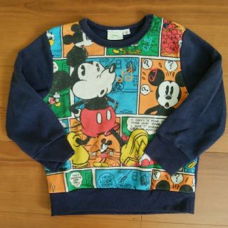 ディズニー(Disney)の【二つまとめ買い599円】ミッキーマウス　トレーナー(Tシャツ/カットソー)