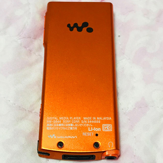 WALKMAN(ウォークマン)のWALKMAN スマホ/家電/カメラのオーディオ機器(ポータブルプレーヤー)の商品写真