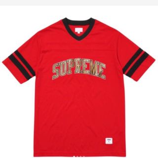 シュプリーム(Supreme)のsupreme 17FW Glitter Arc Football Top(Tシャツ/カットソー(半袖/袖なし))