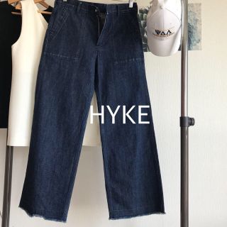 ハイク(HYKE)のハイク DENIM DECK WIDELEG PANTS 13068(デニム/ジーンズ)