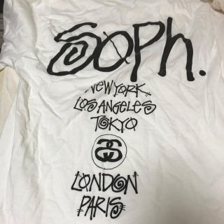 ソフ(SOPH)のソフ コラボスチューシーTシャツSサイズ(Tシャツ/カットソー(半袖/袖なし))