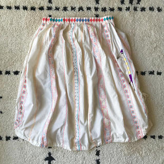 ツモリチサト(TSUMORI CHISATO)のTSUMORI CHISATO ツモリチサト 刺繍 スカート(ひざ丈スカート)