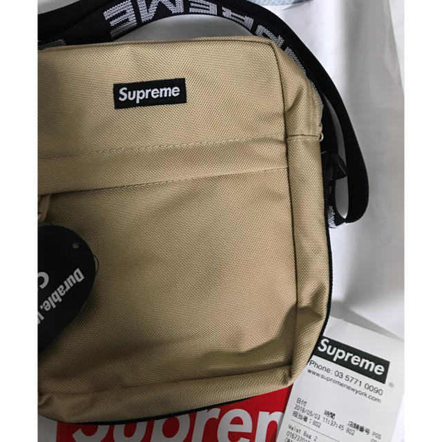 supreme ショルダーバッグ ベージュ tan