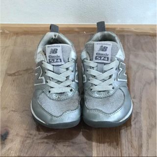 ニューバランス(New Balance)のNB ニューバランス シルバー 14.5㎝(スニーカー)