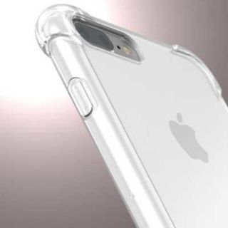 ★iPhone7 透明TPUケース 落下しても大丈夫！ 耐衝撃カバー (クリア)(iPhoneケース)