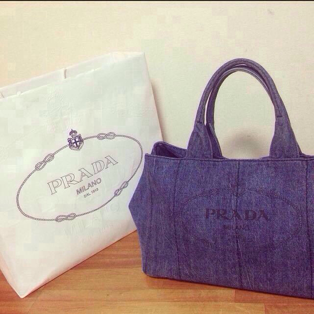 PRADA????カナパ denim