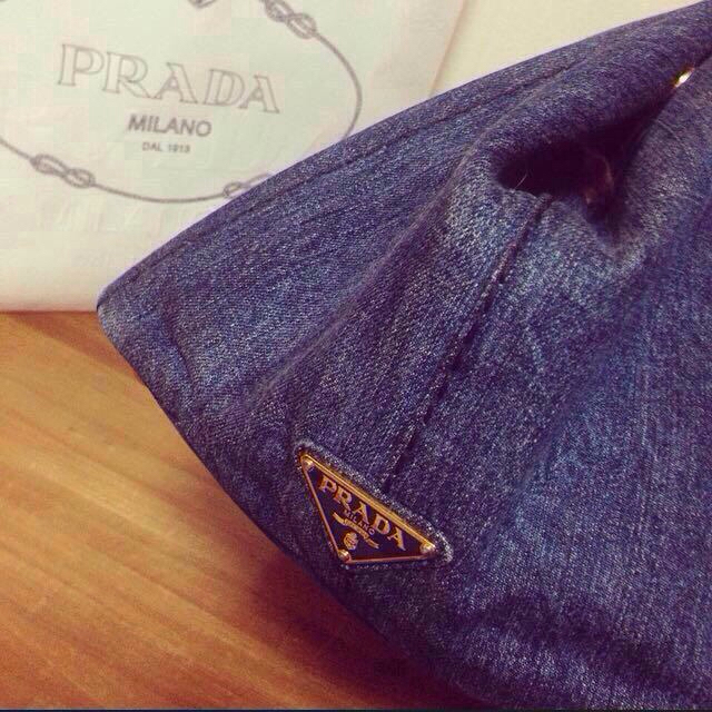 PRADA????カナパ denim