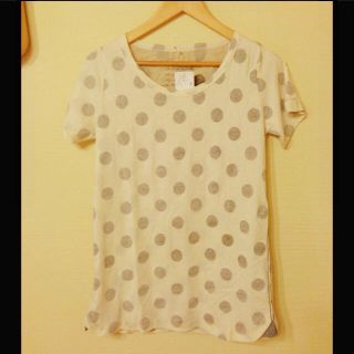 アズノゥアズ(AS KNOW AS)の【値下げ】裏ドットプリントチュニックT(Tシャツ(半袖/袖なし))