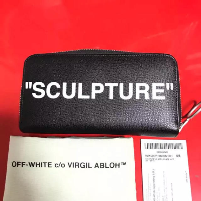 OFF-WHITE(オフホワイト)の交渉済 OFF-WHITE SCULPTURE WALLET メンズのファッション小物(長財布)の商品写真