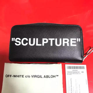 オフホワイト(OFF-WHITE)の交渉済 OFF-WHITE SCULPTURE WALLET(長財布)