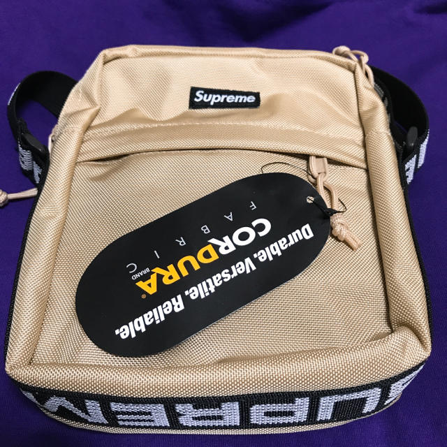 Supreme shoulder bag ベージュ