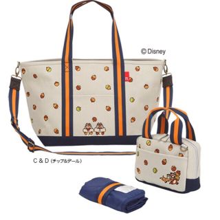 ディズニー(Disney)のROOTOTE × Disney限定コラボマザーズバッグ♡チップ&デール(マザーズバッグ)