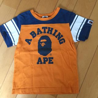 アベイシングエイプ(A BATHING APE)のBAPE kids Tシャツ110センチ(Tシャツ/カットソー)