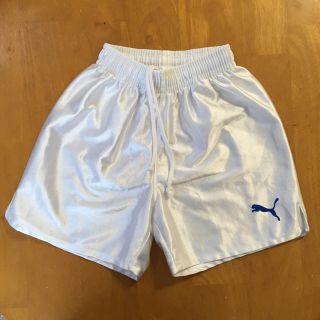 プーマ(PUMA)の【専用出品 】プーマ サッカーパンツ ホワイト×ブルー 130(ウェア)