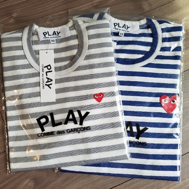 COMME des GARCONS(コムデギャルソン)のset品　COMME des GARCONS　PLAY  xsサイズ レディースのトップス(カットソー(長袖/七分))の商品写真