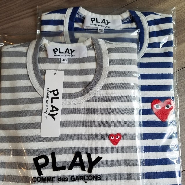 COMME des GARCONS(コムデギャルソン)のset品　COMME des GARCONS　PLAY  xsサイズ レディースのトップス(カットソー(長袖/七分))の商品写真