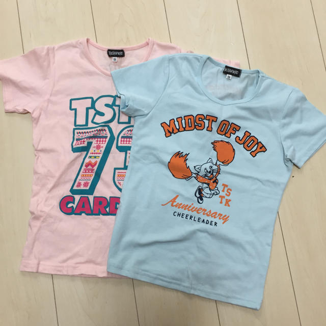 THE SHOP TK(ザショップティーケー)のTK SAPKID 半袖Tシャツ２枚セット キッズ/ベビー/マタニティのキッズ服女の子用(90cm~)(Tシャツ/カットソー)の商品写真