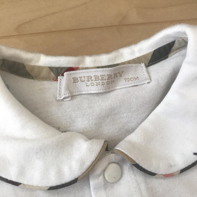 BURBERRY(バーバリー)のバーバリー✩未使用 長袖ロンパース キッズ/ベビー/マタニティのベビー服(~85cm)(ロンパース)の商品写真