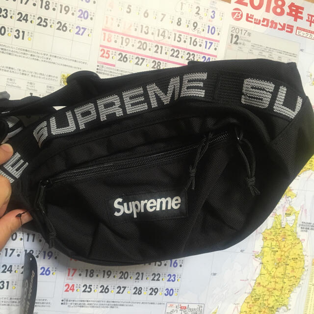 送料込み supreme waist bag