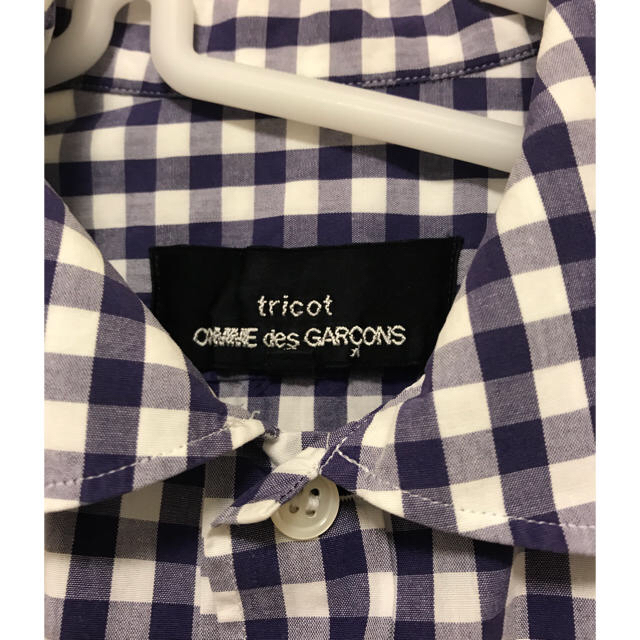 COMME des GARCONS - トリコ・コムデギャルソンのギンガムチェック丸襟