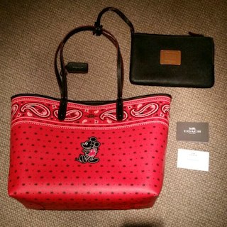 コーチ(COACH)のCOACH　disney　コラボ　リバーシブルトートバッグ　コーチ　ディズニー(その他)