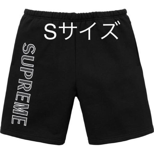 正規店仕入れの Supreme - S黒 Supreme Sweatshort Leg Embroidery ショートパンツ