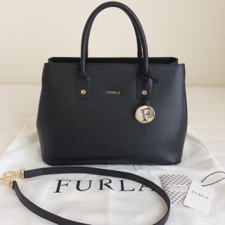 フルラ(Furla)の新品同様♡ FURLA フルラ リンダ トートバッグ S 黒(トートバッグ)