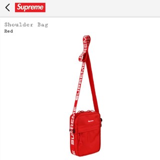シュプリーム(Supreme)のSupreme Shoulder Bag ショルダーバッグ (RED)(ショルダーバッグ)