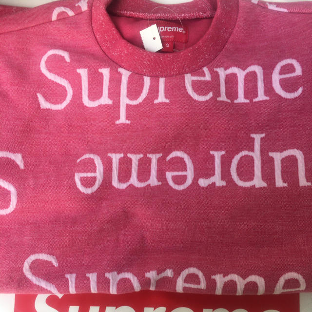 Supreme(シュプリーム)のsupreme Jacquard Logo Crewneck シュプリーム メンズのトップス(ニット/セーター)の商品写真