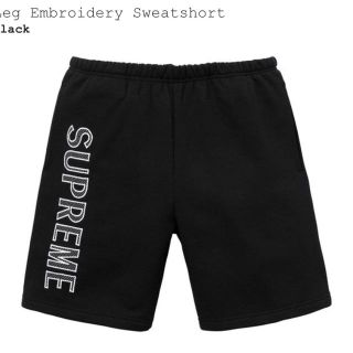 シュプリーム(Supreme)のSUPREME Leg Embroidery Sweatshorts サイズXL(ショートパンツ)