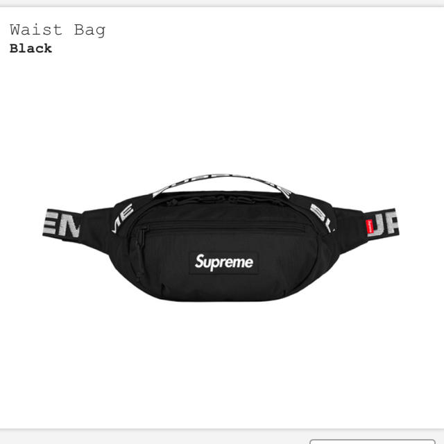 メンズsupreme waist bag