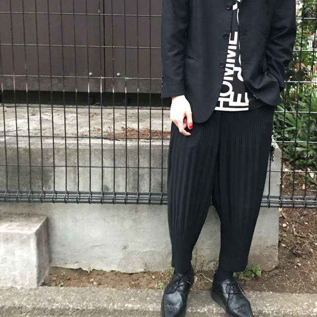 オムプリッセ イッセイミヤケ 23SS TUXEDO PLEATS ジャケット身幅44cm