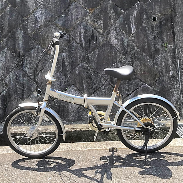 SHIMANO(シマノ)の♡SHIMANO 6段切り替え折りたたみ自転車 中古品♡ スポーツ/アウトドアの自転車(自転車本体)の商品写真