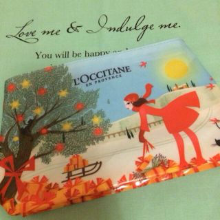 ロクシタン(L'OCCITANE)のロクシタン 新品 フラワーノエルポーチ♪(その他)