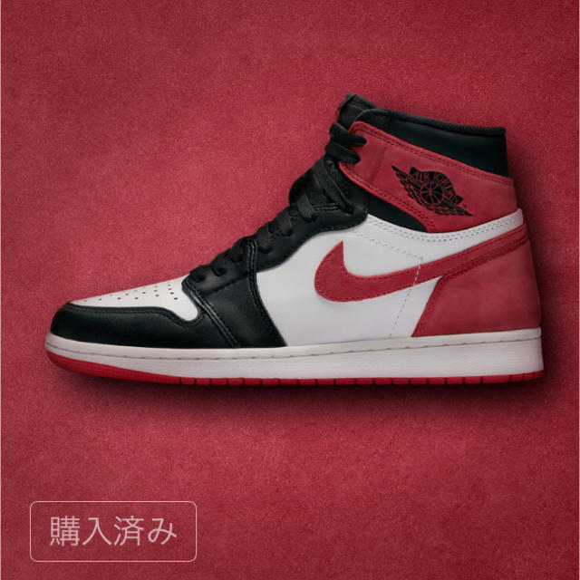 NIKE(ナイキ)のジョーダン1 RETRO HIGH OG track red メンズの靴/シューズ(スニーカー)の商品写真