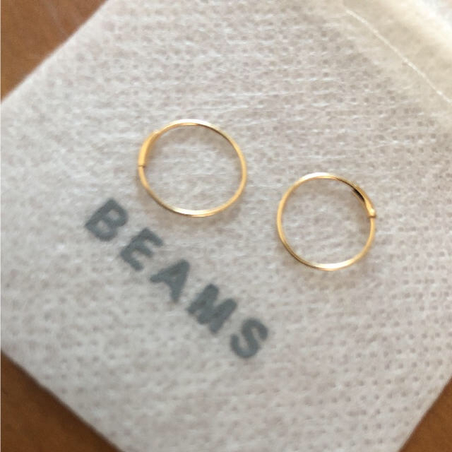 Ray BEAMS(レイビームス)のRay  Beams K18 フープピアス 10mm レディースのアクセサリー(ピアス)の商品写真