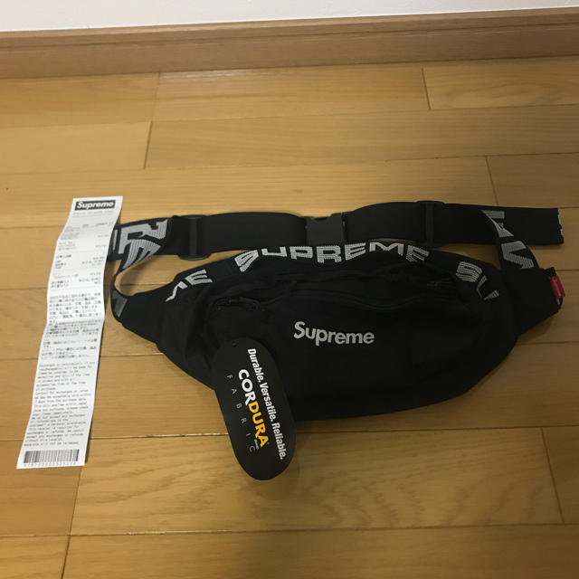 Supreme(シュプリーム)の18ss Supreme Waist Bag black メンズのバッグ(ボディーバッグ)の商品写真