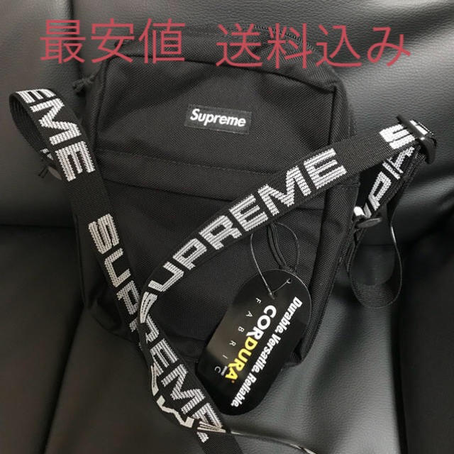 supreme  sholder 黒 ショルダーバッグ シュプリーム