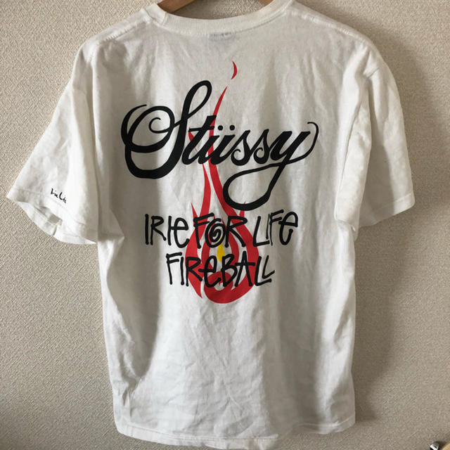 訳あり・アウトレット特集 x stussy - STUSSY irie ステューシーの ball fire Tシャツ life トップス